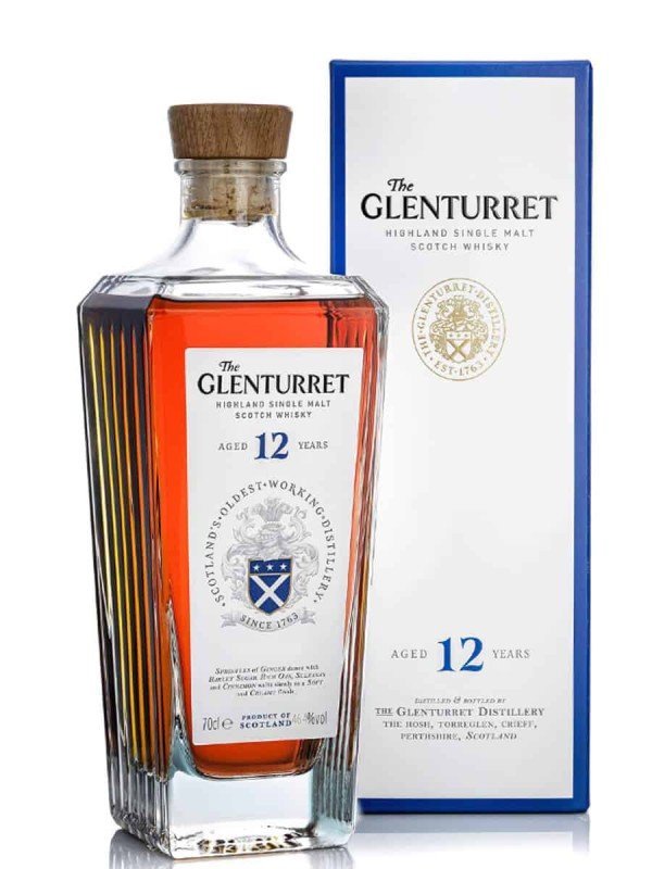 THE GLENTURRET Highland Single Malt 12 Años Whisky