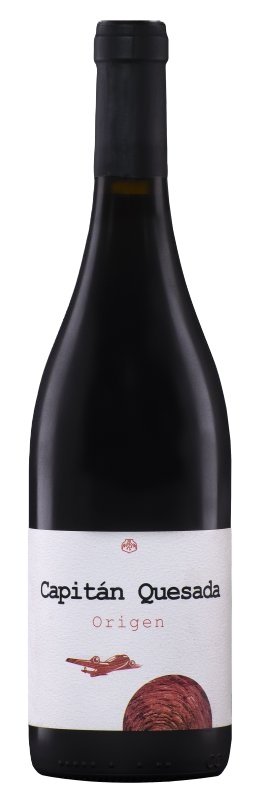 Botella de CAPITÁN QUESADA Origen, vino tinto de Méntrida, España