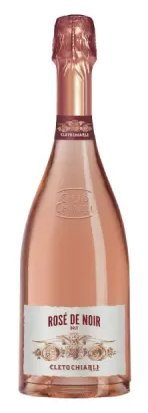 Botella de CHIARLI Rose De Noir Brut, Vino Spumante di Qualità (VSQ), Italia