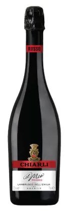 Botella de CHIARLI Il Mio Rosso, vino espumoso de Lambrusco dell'Emilia, Italia