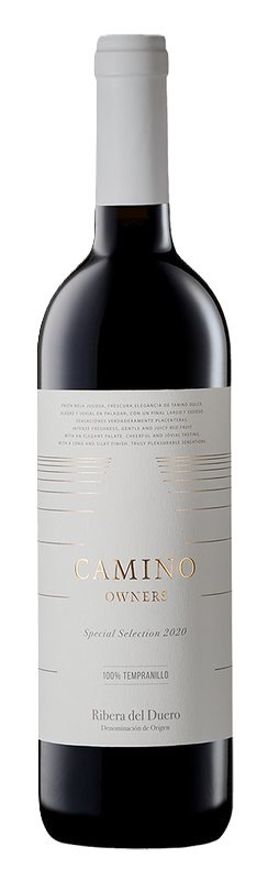 Botella de NEXUS Camino Owner Roble, vino tinto de Ribera del Duero, España