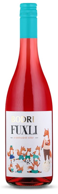 Botella de BODRI Szekszárdi Siller Fuxli, vino rosado de Szekszárd, Hungría