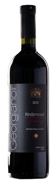 Botella de MILDIANI Kindzmarauli, vino tinto de Kakheti, Georgia