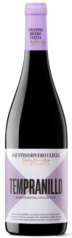 Botella de FAUSTINO RIVERO ULECÍA Tempranillo, Vino de la Tierra de Castilla, España