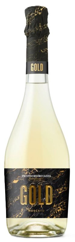 Botella de FAUSTINO RIVERO ULECÍA Gold Moscato, Vino de la Tierra de Castilla, España
