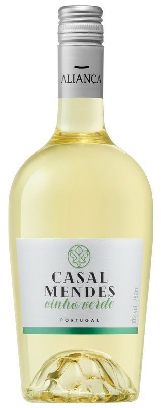 Botella de BACALHOA Casal Mendes Vinho Verde, vino blanco de Vinho Verde, Portugal