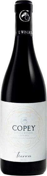 Botella de COPEY ESTATE WINERY Tierra, vino tinto, Costa Rica